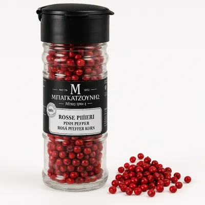 Produktbild von Bagatzounis Rosa Pfeffer 20 g – Griechisches Gewürz, süßlich-mildes Aroma