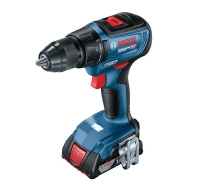 Image de Bosch GSR 18V-50 - Tournevis électrique - Poignée pistolet - Noir - Bleu - Sans balais - 1800 RPM - 460 RPM (06019H5000)