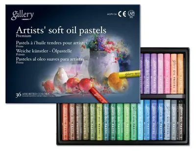 Immagine prodotto di Set di pastelli a olio da 36 colori – Qualità professionale – Pastelli a olio morbidi – Colori brillanti – Consistenza delicata – Adatti per artisti – Pastelli a olio