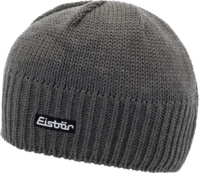 Produktbild von Eisbär Strickmütze Herren schwarz Trop MÜ XL, Größe:One Size, Farbe:Dunkelgrau