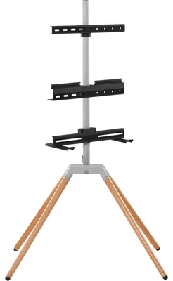 Produktbild von One For All Tripod WM7476, 81,3 cm (32"), 177,8 cm (70"), 200 x 100 mm, 400 x 400 mm, 360°, Braun, Silber