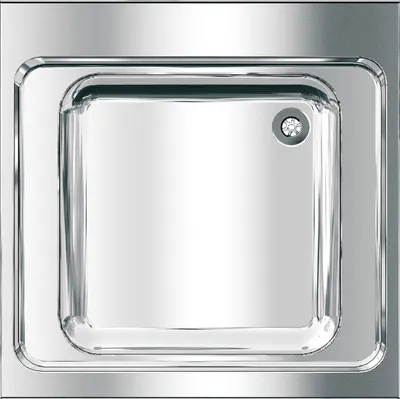 Image de Évier professionnel KWC, modèle MAXIMA, en acier inoxydable, dimensions : 700 x 432 x 700 mm