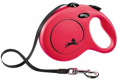 Produktbild von flexi New Classic L Gurt 8 m rot