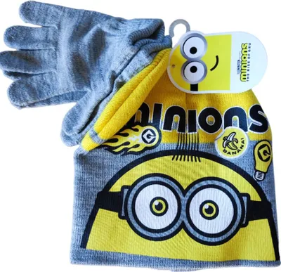 Image de Ensemble bonnet et gants Minions The Rise Of Gru pour garçon hiver