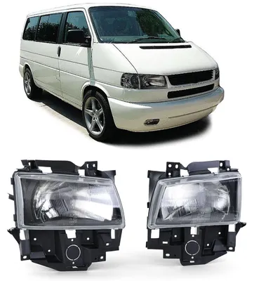 Produktbild von Scheinwerfer links/rechts H4 schwarz Smoke für VW T4 1996-2003