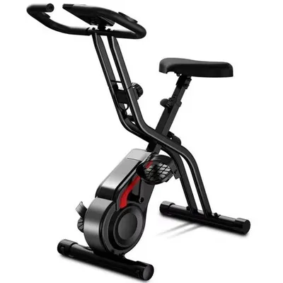 Produktbild von LONTEK 3-in-1 Heimtrainer Fahrrad Klappbar, 16-Stufen Magnet-Widerstand, Pulsmessung, bis 136 KG