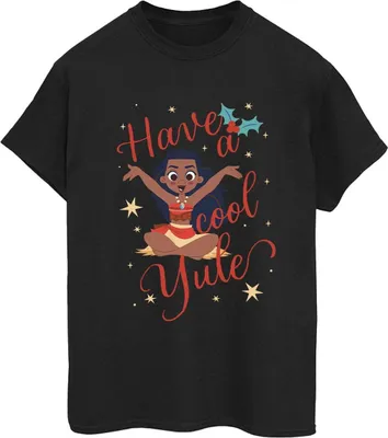 Produktbild von Moana - "Have A Cool Yule" T-Shirt für Damen BI53975 (M) (Schwarz)