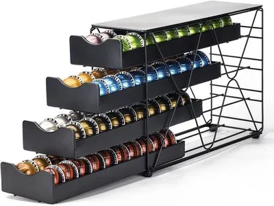 Produktbild von Famanu Kaffeepad Halter für Vertuoline - 4-stufige Kapselorganisation
