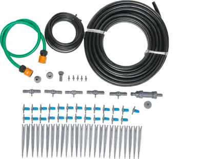 Image de kit de micro-irrigation à 25 points de goutte à goutte