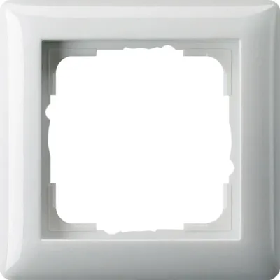 Produktbild von GIRA 021103 Abdeckrahmen 1fach Standard 55 Reinweiß glänzend