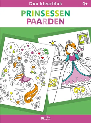 Produktbild von Malbücher für Kinder – Prinzessinnen und Pferde