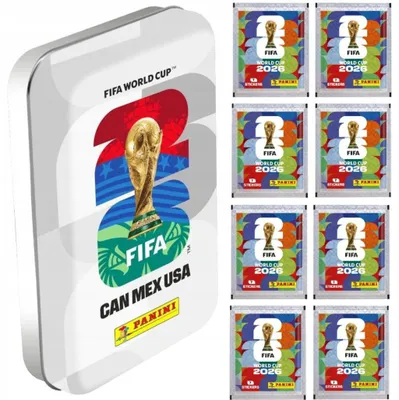 Produktbild von FIFA World Cup 2026 Mini TIN sticker collection: 8 sachets