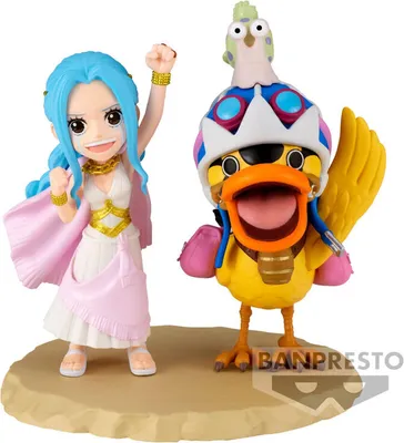 Productafbeelding van Banpresto - One Piece, verzamelbeeldje van Nefeltari Vivi & Karoo, 7 cm