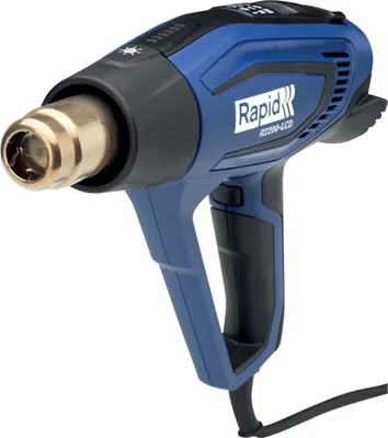 Produktbild von Rapid 5001448, Heißluftpistole, Pistolengriff, LCD, 500 l/min, 650 °C, 250 l/min