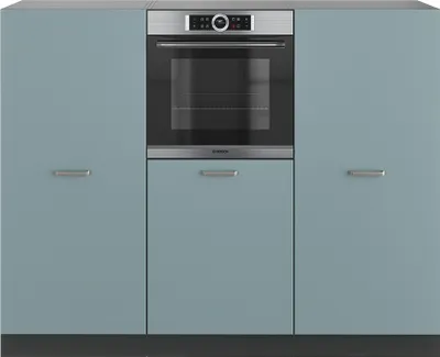 Produktbild von Vicco Küchenblock R-Line, 180 cm ohne Arbeitsplatte, Blau-Grau/Anthrazit
