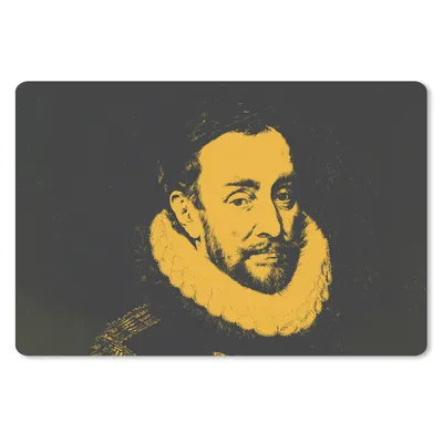 Produktbild von MuchoWow® Mauspad Mousepad Wilhelm von Oranien - Adriaen Thomasz - Gemälde 27x18 cm - Mousepads - Maus Mat - Pad - Mausunterlage - Büroartikel - Desk Matten