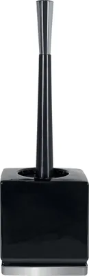 Obrázek produktu pro Spirella 7610583179753, Toaletní štětka s držákem, Černá, Keramický, 130 mm, 105 mm, 380 mm