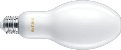 A Philips light bulb on a white background.
