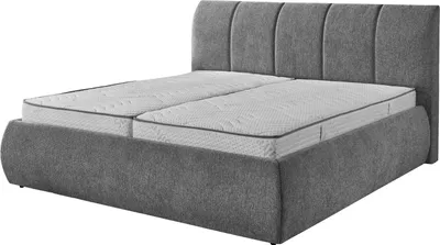 Produktbild von Polsterbett HARPER SIYA LF 180x200 cm silber Doppelbett
