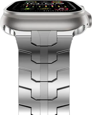 Immagine prodotto di Per Apple Watch Bracciale in acciaio inox Ultra Series Titanium Smartwatch Bracciale di sostituzione
