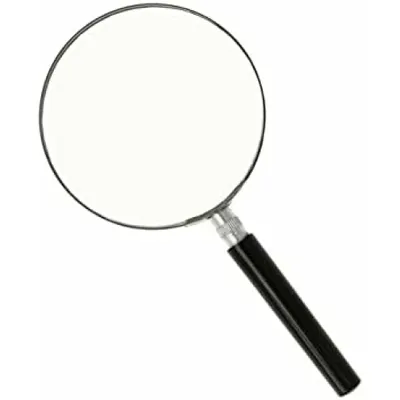 Image de Loupe WESTCOTT noire 2x, Ø 90 mm