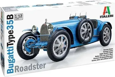 Obrázok produktu pre Plastikový model Italeri 1:12 Bugatti 35B Roadster