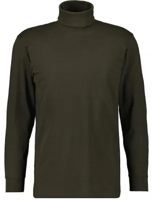 Ragman H-T-Shirt 1/1 Arm Shirt turtle neck in grün