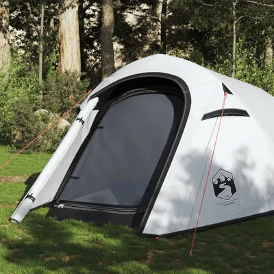 Produktbild von "2026 Promotion" Tunnel-Campingzelt 3 Personen, Familienzelt UV-Schutz, Weiß Dunkel Wasserdicht - Campingzelte CC32767