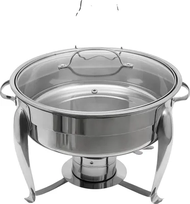 Immagine prodotto di Chafing Dish, scaldavivande da buffet, struttura in acciaio inox, grigio chiaro