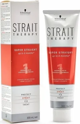 Image de Schwarzkopf Strait Styling Therapy Straightening Curly Hair 0 300 Ml