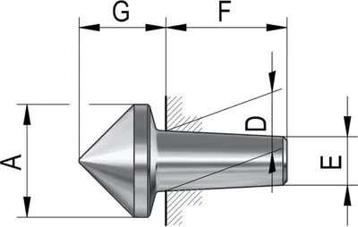 Produktbild von RÖHM Spitzeneinsatz K102AVP D16 90G