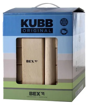 Produktbild von Bex Kubb Viking Original Gummiholz - Blanco King