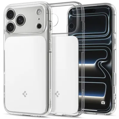 Produktbild von MagSafe-Hülle für Apple iPhone 18 Pro Max / 17 Pro Max, Spigen, Ultra Hybrid T, Transparent ACS12132