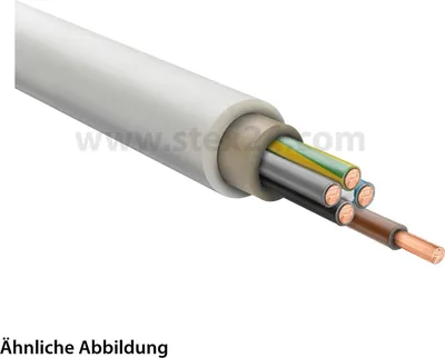 Produktbild von HELU KABEL NYM-J 5x2,5mm² Mantelleitung AD 12,0mm Nennspannung Uo/U 300V/500V - 1 Meter