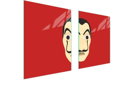 Image de Plaque de protection en verre pour cuisinière 85 x 52 cm