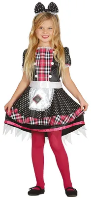 Produktbild von Monster-Kleid mit Haarreif für Mädchen, Gr. 110-146, Größe:110/116
