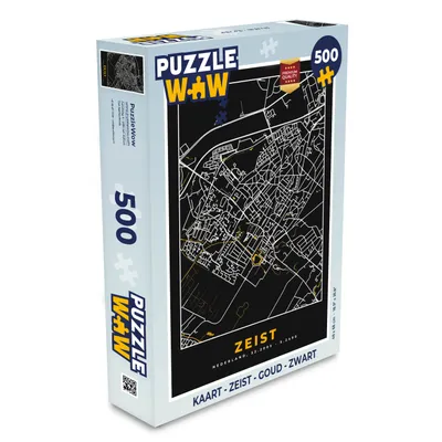 Obrázek produktu pro MuchoWow MuchoWow® Puzzle 500 ks Karta - Zeist - zlatá - černá