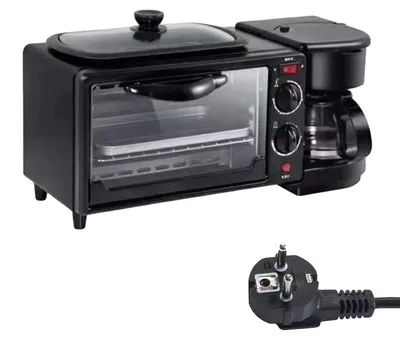 Obrázok produktu pre Prípravník raňajok, funkcia 3 v 1, kompaktný dizajn, zástrčka pre EÚ