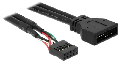 Produktbild von DeLOCK 83281, 0,3 m, Männlich, Weiblich, 1 Stück(e)