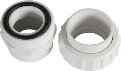 Produktbild von Gewindeanschlussgarnitur R 11/2" | Weiß