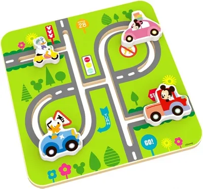 Produktbild von Disney Mickey Holz Puzzle Spiel Labyrinth