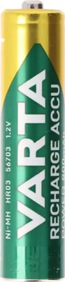 Produktbild von Varta 56703, Einwegbatterie, AAA, Alkali, 1,2 V, 10 Stück(e), 800 mAh