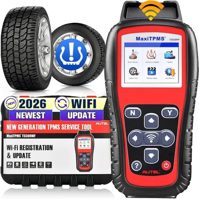 Immagine prodotto di Tester per sistemi di monitoraggio della pressione dei pneumatici (TPMS) - Strumento di programmazione TPMS - Tester per sensori di pressione dei pneumatici - Dispositivo di reset TPMS - Attivatore di sensori