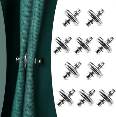 Produktbild von Magnetische Vorhangclips Set von 10 Paar für Vielseitigen Gebrauch