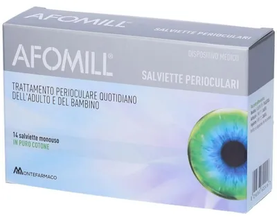 Immagine prodotto di Afomill Salviettine Oftalmiche 14 Pezzi