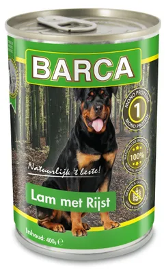 Zdjęcie produktu dla Barca Premium: Wołowina i ryż – 6 puszek po 400 g – karma mokra dla psów