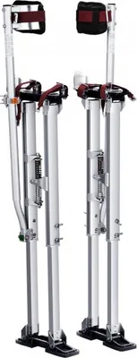 Zdjęcie produktu dla Aluminiowe rusztowania robocze – regulowane rusztowania 91–127 cm – antypoślizgowe – dla malarzy, tynkarzy i teatrów – nośność do 103 kg