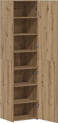 Image de vidaXL Buffet haut Artisan - Chêne 45 x 42,5 x 185 cm