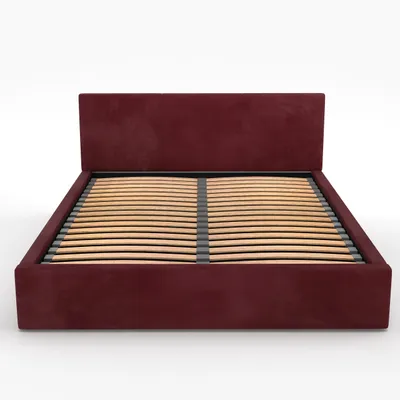 Produktbild von Muralo POLSTERBETT für Schlafzimmer Polsterbett mit Bettkasten Bett mit Polsterkopfteil Doppelbett 180x200 Bett mit Stauraum Weinrot
