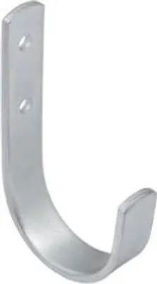 Produktbild von 10x Wandhaken gebogen blau verzinkt 110x60x40mm